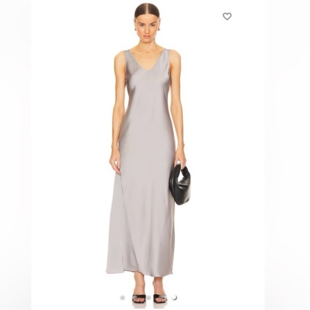 All Saints Silver Maxi Dress
